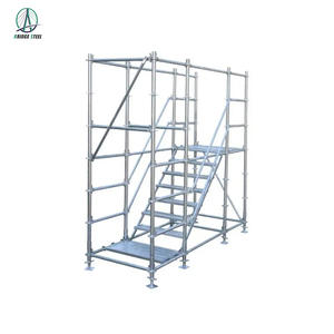 โครงสร้างเหล็กชุบสังกะสีระบบนั่งร้านและโครงยุโรปพร้อมด้วยหัวแจ็คที่เรียกว่าบันไดนั่งร้าน - Product Image 6