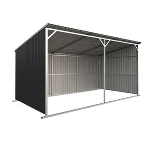 Abri pour chevaux de qualité supérieure avec toit, abri de terrain pour chevaux - Product Image 5