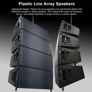 Amplificateurs de classe D puissants contrôlés par DSP actif Hdl20AA, double caisson de basses, haut-parleurs professionnels à ligne acoustique double de 10 pouces - Product Image 2