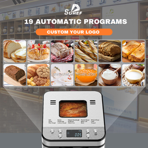 SOHEF Máquina para Hacer Pan Inteligente de Acero Inoxidable, Versátil, con 19 Programas, Máquina para Hacer Pan con 13 Programas, 2LB - Product Image 4