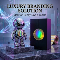 Autocollant en cristal UV DTF laser doré, film de transfert AB pour logo personnalisé, étiquette en cristal holographique doré imperméable, en feuille