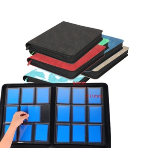 <span class=keywords><strong>Album</strong></span> <span class=keywords><strong>Photo</strong></span> Pokémon Torson 9 Poches en Matière PU pour 216 Cartes, Classeur Gradé MTG TCG Toploader, Pages de Classeur de Cartes à Collectionner Coréen - Product Image 1