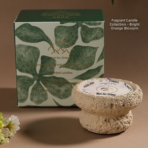 Bougie d'aromathérapie naturelle à la cire de soja, temps de combustion de 1 à 4 heures, sauge blanche de Californie, cèdre, sapin, épicéa, ambiance poétique, rétro - Product Image 5