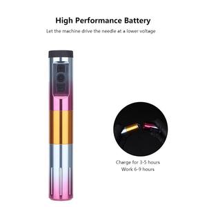 Máquina de Tatuaje Rotativa Inalámbrica de Venta Caliente con Pantalla LED, Equipo Profesional Recargable para Arte Corporal PMU - Product Image 3