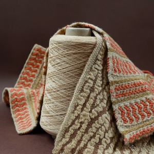 Filato Misto Lana Tinto Antipilling 2/16Nm 85% Lana Merino RWS con 15% Nylon Riciclato Marrone Disponibile in Stock - Product Image 1