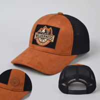 Casquette de camionneur en daim marron, édition limitée, collection exclusive, rare, de collection, emblématique, légendaire, vente en gros