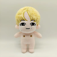 Étoile personnalisée pour bébé en peluche vêtements portables poupée idole mascotte en peluche jouet en peluche faire des peluches personnalisées à partir du dessin