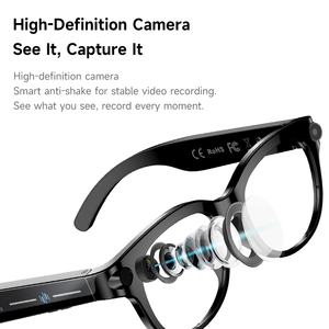 M89 Al Smart <span class=keywords><strong>Glasses</strong></span> met camera, 1080P <span class=keywords><strong>video</strong></span>-opname, muziek, smartglasses, real-time vertaling, BT-oproepen, intelligente zonnebril - Product Image 3