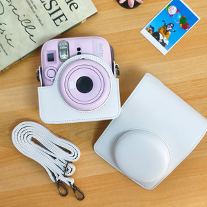 Étui de protection en cuir PU pour appareil photo instantané Fujifilm <span class=keywords><strong>Instax</strong></span> Mini13 avec poches - Product Image 6