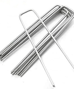 Clous de gazon en forme de U agrafes de jardin d'ongle de paysage agrafes de jardin galvanisées pour l'extérieur - Product Image 6
