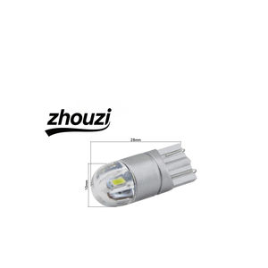 หลอดไฟ LED สำหรับตกแต่งภายในรถยนต์ T10 2SMD 3030ดวงโคมไฟข้างสำหรับอ่านหนังสือไฟส่องป้ายทะเบียนใหม่ - Product Image 3