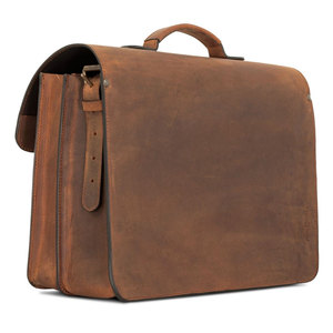 Sac pour ordinateur portable en cuir véritable à prix abordable, multifonctionnel, design tendance, pour usage extérieur, en promotion - Product Image 3