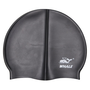 Bonnets de <span class=keywords><strong>natation</strong></span> d'entraînement féminins en silicone respectueux de l'environnement Casquettes blanches imperméables avec logo personnalisé pour les femmes nageant - Product Image 4