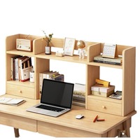 Étagère de bureau moderne 2026 pour chambre et salon, facilement assemblable, avec panneau de rangement réglable en bois, couleur personnalisable