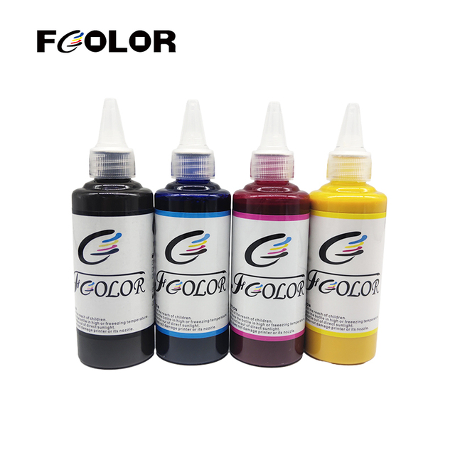 FCOLOR 100ML Bottle L805 Dye Ink Printers Sublimation for Epson L355 P50 T50 L100 L110 L200 L210 L800 L805 L810 L1800 Models