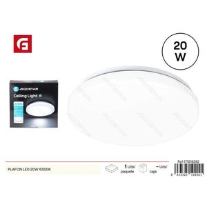 Plafoniera a LED 6500K 20W-illuminazione e plafoniere - Product Image 1