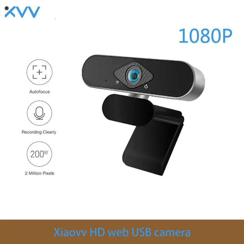 USB-веб-камера Xiaovv, 1080p HD, автофокус, широкий угол обзора 150 градусов