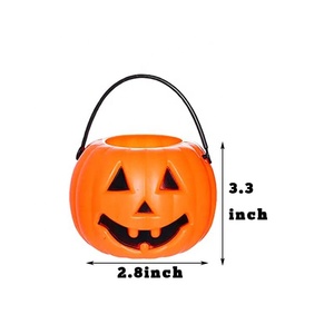 Halloween mini nhựa kẹo bí ngô xô khác nhau Halloween kẹo Vạc ấm phù thủy vạc - Product Image 3