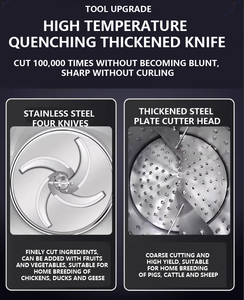 Nouveau broyeur de maïs, de soja, de son, de coquilles de noix, de légumes, en acier inoxydable, capacité de 600 kg/h pour l'utilisation à la ferme, alimentation animale - Product Image 4