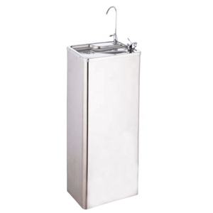 Okul paslanmaz çelik soğuk su çeşmesi elektrik güç kaynağı standı kurulum açık içme su çeşmesi - Product Image 1