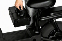 Trottinette électrique intelligente sans balais E2 OEM/ODM CE 500W avec freins à tambour, double suspension arrière, alarme et panier pour la vente en gros