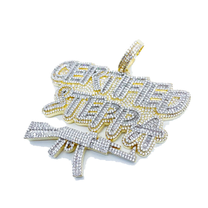 925 Sterling Silver Hip Hop Emerald Cut Moissanite Charm Pendant <b>Jewelry</b> Bespoke Luxury Unisex Premium Quality Gift Fashion - Product Image 5