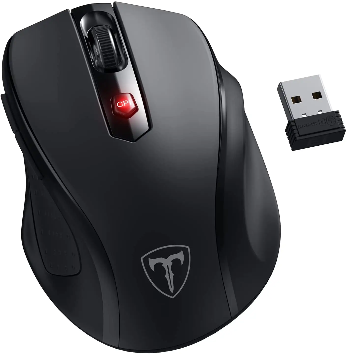 2.4G Rechargeable wireless optical gamer mouse with USB nano receiver for laptop PC computer