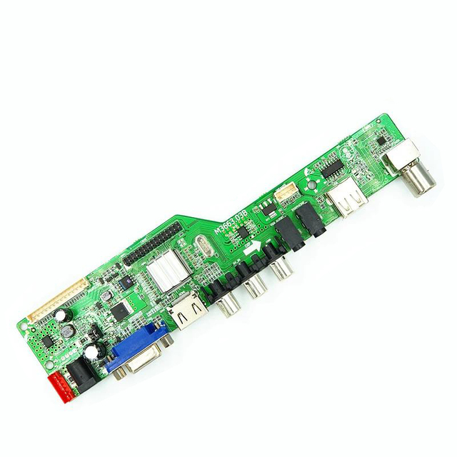 Universal LED TV Mainboard RR52C.03A Support DVB-T2 DVB-TDVB-C Support for Multiple Languages TV Digital Board SKD Kits
