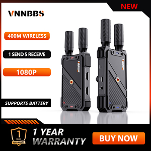 400m 1312ft khoảng cách Full HD 1080P không dây Video <span class=keywords><strong>Transmitter</strong></span> và <span class=keywords><strong>Receiver</strong></span> cho live streaming máy ảnh sử dụng pin các sự kiện ngoài trời - Product Image 2