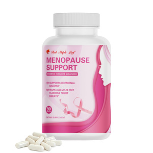 Cápsulas de Apoyo para la <span class=keywords><strong>Menopausia</strong></span> - Suplemento Herbal 11 en 1 para el Equilibrio Hormonal, Alivio de las Afiuras y Sudoración Nocturna, Vegano Sin OMG - Product Image 2