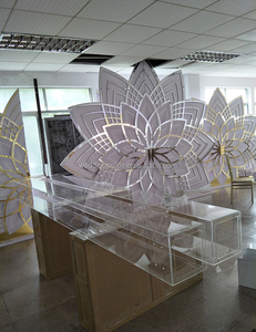 Gazebo Nuziale di Lusso <span class=keywords><strong>in</strong></span> <span class=keywords><strong>Plexiglass</strong></span> Trasparente Decorato per Esterni - Product Image 6