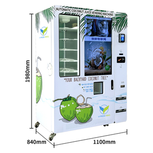 ตู้จำหน่ายมะพร้าวสดพร้อมระบบลิฟต์อัตโนมัติ Wx-h32 Vfresh บริการตัวเองตลอด 24 ชั่วโมง ความจุขนาดใหญ่ เหมาะสำหรับสถานที่ท่องเที่ยว - Product Image 2