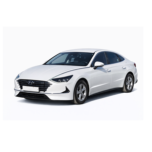 Voiture coréenne d'occasion abordable, berline blanche à essence, modèle 2020, avec clé intelligente, navigation, caméra et sièges chauffants - Product Image 1