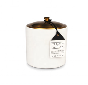 豪华植物精油大豆蜡烛自有品牌礼品高档香味蜡烛陶瓷蜡烛 - Product Image 3