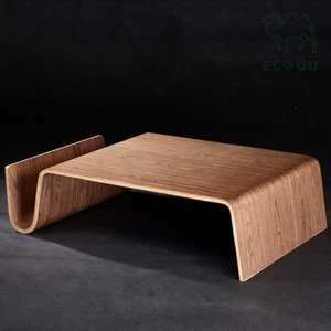 โต๊ะวางทีวีไม้ โต๊ะน้ำชา โต๊ะทำงาน ดีไซน์หรูหราทันสมัย สำหรับห้องนั่งเล่น - Product Image 4