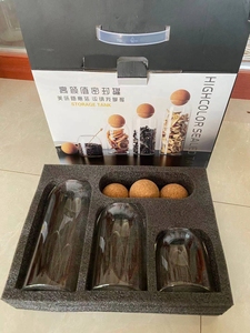 Bocaux de rangement en verre Borosilicate, mets frais, 1 pièce, couvercle en liège, pot de stockage des aliments, bocaux scellés, cadeau de luxe, pour la maison et noël - Product Image 4