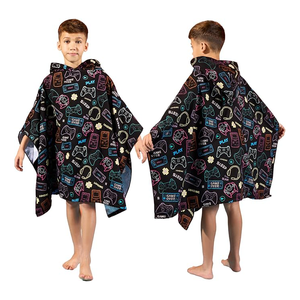 Poncho <span class=keywords><strong>de</strong></span> Microfibra Ecológico, Absorbente, <span class=keywords><strong>de</strong></span> Secado Rápido, Suave, Ligero y Fácil <span class=keywords><strong>de</strong></span> Transportar para <span class=keywords><strong>Playa</strong></span>, Natación y Piscina - Product Image 1