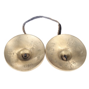 2.6in/6.5cm di <span class=keywords><strong>meditazione</strong></span> tibetana Tingsha campanella artigianale con simboli fortunati buddisti - Product Image 6