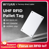 Étiquette de palette RFID UHF en plastique rigide 860~960 MHz, anti-métal, passive, longue portée, pour la gestion du suivi des actifs en entrepôt