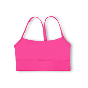 (En stock) Débardeur respirant à maintien élevé en forme <span class=keywords><strong>de</strong></span> Y pour femmes, coussinets <span class=keywords><strong>de</strong></span> poitrine, bretelles croisées, <span class=keywords><strong>sous</strong></span>-vêtements fins sexy, haut <span class=keywords><strong>de</strong></span> yoga fitness - Product Image 2