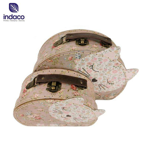 กล่องของขวัญรูปทรงกระเป๋าเดินทางสั่งทำขายส่ง กล่องเก็บของขวัญ - Product Image 2