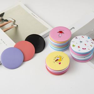 Yy745 Custom Metal Folding <b>Small</b> With Logo Wholesale Double-Sided Clamshell Round Handy Makeup <b>Mirror</b> - Product Image 3