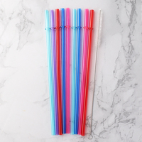 Paille en plastique réutilisable écologique, paille classique Ali baba en vrac pour tasse à café et tasse en céramique.
