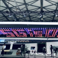 Système d'éclairage de scène cinétique à boule LED RGBW DMX 512 sans fil pour fête discothèque
