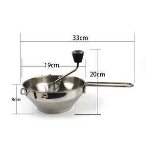 <b>Kitchen</b> <b>Gadgets</b> Food Mixer Jam Grater Potato Masher Stainless Steel Manual Rotary Food Mill Blender With 3 Milling Discs - Product Image 6