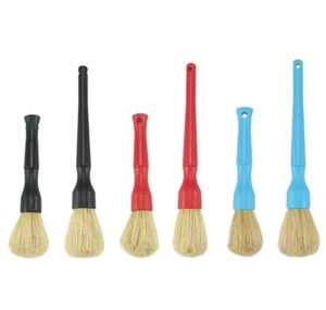 NIKO Lot de 2 brosses de detailing automobile, brosses synthétiques pour intérieur et extérieur, brosses de nettoyage pour voitures - Product Image 2