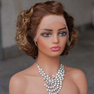 Peluca de Cabello Humano con Frente de Encaje 13X4 Amygirl, Ondas Sueltas, Color Negro Natural, Peluca de Cabello Humano 100% con Rizos Sueltos - Product Image 6