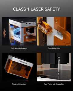 Máquina de grabado láser Atomstack P1 5W con rodillo giratorio láser R8 <span class=keywords><strong>Pro</strong></span>, Mini impresora grabadora portátil de escritorio DlY para botellas - Product Image 3