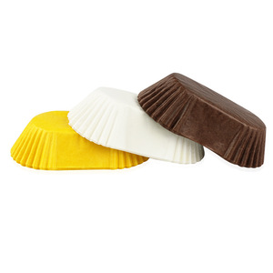 Joinhot Boat Shaped Paper Cupcake Liners 100 Pcs Yellow White Brown Disposable Cake Decorating Supplies - Product Image 3