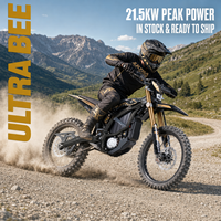 Prêt à être expédié : Surron Ultra Bee DDP 2026 pour les marchés des États-Unis, de l'UE et de l'Australie – Moto tout-terrain électrique haute performance 24,5 kW Turbo 520 Nm, 92 kg de poids brut